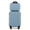 Oxford Fabric Expandable Luggage Set 3-Piece Softside Travel Suitcase