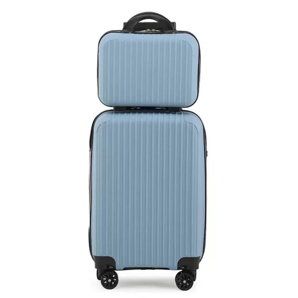 Oxford Fabric Expandable Luggage Set 3-Piece Softside Travel Suitcase