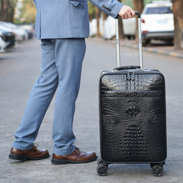 Smart GPS-Tracking Luggage 24 Inch with Digital Weight Scale and Fingerprint Lock