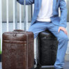 Smart GPS-Tracking Luggage 24 Inch with Digital Weight Scale and Fingerprint Lock