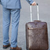 Smart GPS-Tracking Luggage 24 Inch with Digital Weight Scale and Fingerprint Lock