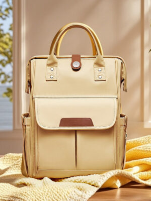 Multi-Function Diaper Bag Backpack with Changing Pad and Insulated Pockets