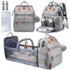 Packable Stroller Organizer Diaper Bag with Cup Holders and Phone Mount
