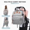 Packable Stroller Organizer Diaper Bag with Cup Holders and Phone Mount