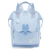 Large Capacity Mommy Tote Bag with Portable Bassinet and USB Charging Port
