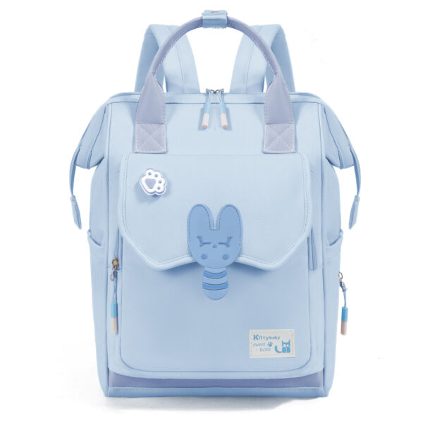 Large Capacity Mommy Tote Bag with Portable Bassinet and USB Charging Port