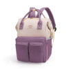 Stylish Vegan Leather Diaper Bag Backpack with Gold Hardware Designer Look
