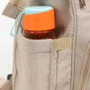 Messenger-Style Diaper Bag Crossbody with Insulated Bottle Holders Gray Unisex
