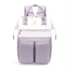 Premium Canvas Eco-Friendly Diaper Bag with Natural Cotton Lining Organic