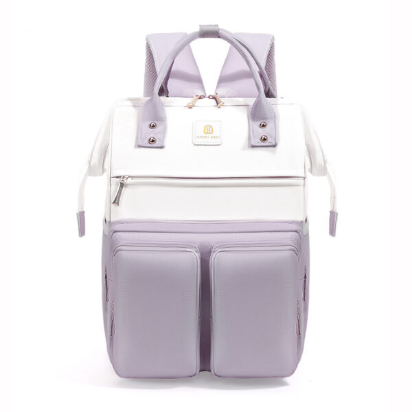 Premium Canvas Eco-Friendly Diaper Bag with Natural Cotton Lining Organic