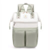 Premium Canvas Eco-Friendly Diaper Bag with Natural Cotton Lining Organic