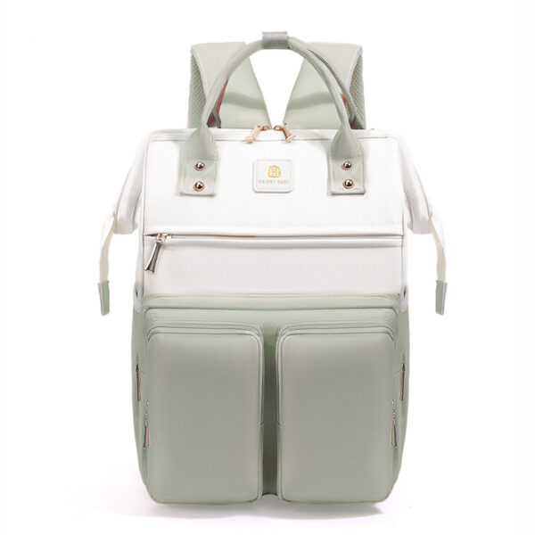 Premium Canvas Eco-Friendly Diaper Bag with Natural Cotton Lining Organic