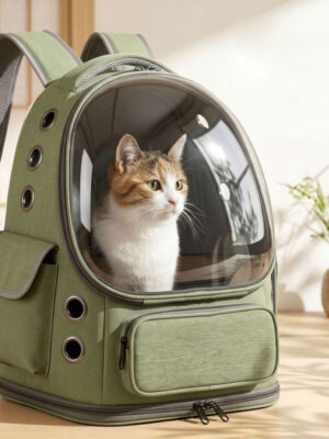 Airline-Approved Pet Carrier Backpack with Ventilation Holes