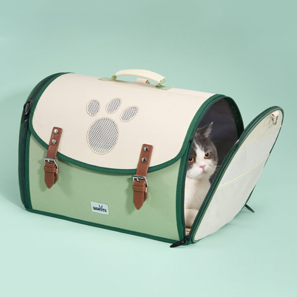 Bicycle Pet Carrier Backpack Handlebar Mount for Small Dogs and Cats
