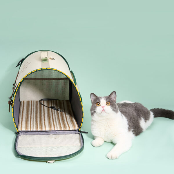 Bicycle Pet Carrier Backpack Handlebar Mount for Small Dogs and Cats