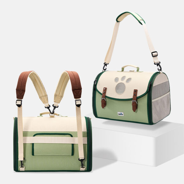 Bicycle Pet Carrier Backpack Handlebar Mount for Small Dogs and Cats