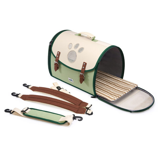 Bicycle Pet Carrier Backpack Handlebar Mount for Small Dogs and Cats