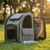 Hands-Free Dog Sling Carrier Bag Adjustable Shoulder Strap Portable