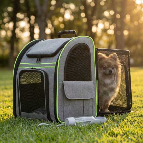Hands-Free Dog Sling Carrier Bag Adjustable Shoulder Strap Portable