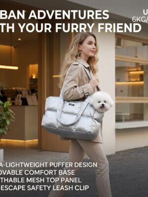 Multi-Functional Pet Travel Backpack with Built-In Food Container