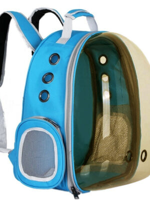 Rolling Pet Carrier Backpack with Wheels Convertible Travel Bag