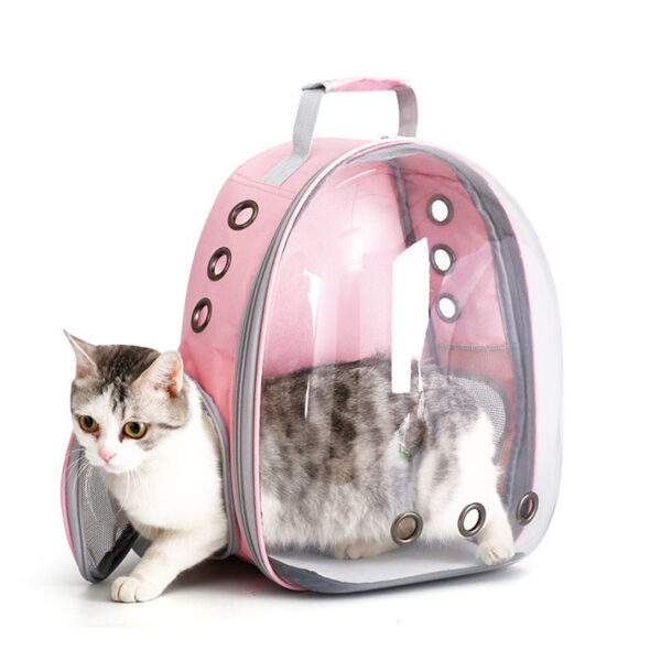 Rolling Pet Carrier Backpack with Wheels Convertible Travel Bag