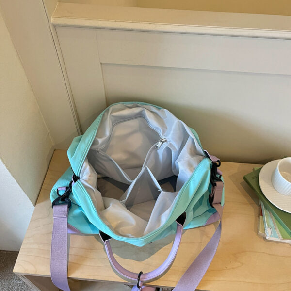 Large Capacity Gym Duffle Bag with Wet Pocket and Shoe Compartment 50L