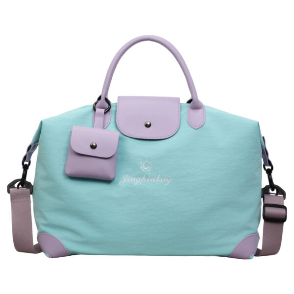 Large Capacity Gym Duffle Bag with Wet Pocket and Shoe Compartment 50L