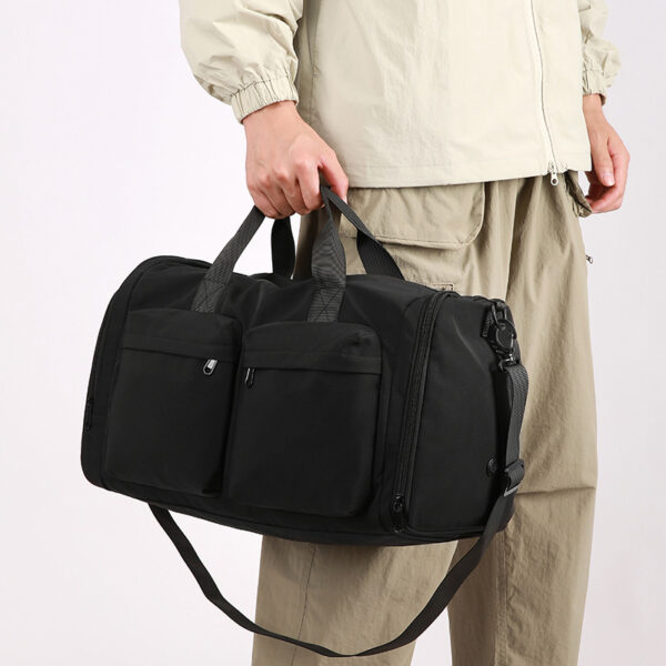 Team Sports Equipment Bag with Mesh Ball Pockets and Fence Hook Jumbo