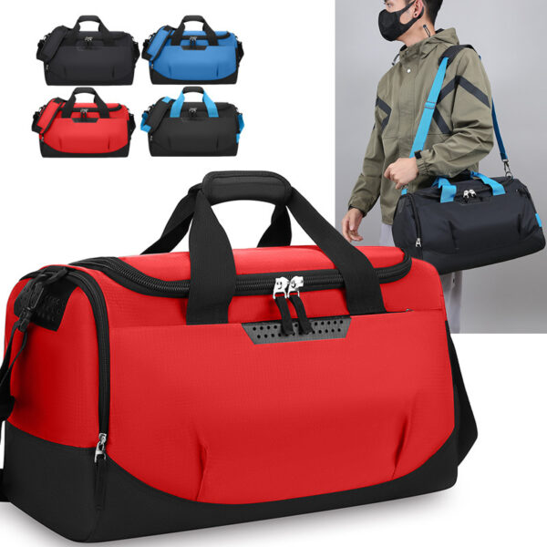 Kids Sports Bag Set with Ball Compartment and Name Tag 3-Piece Collection