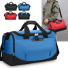 Kids Sports Bag Set with Ball Compartment and Name Tag 3-Piece Collection