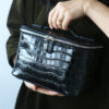 Large Capacity Family Toiletry Bag with Wet-Dry Separation Dual Zipper