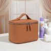 Large Capacity Family Toiletry Bag with Wet-Dry Separation Dual Zipper