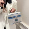 Men's Leather Dopp Kit Travel Toiletry Bag Vintage Genuine Cowhide