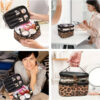 tb-4-3 Transparent TSA-Approved Toiletry Bag Set 3-Piece Clear Quart Size