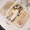 Business Travel Toiletry Organizer with Shirt Compartment Compact 2-in-1