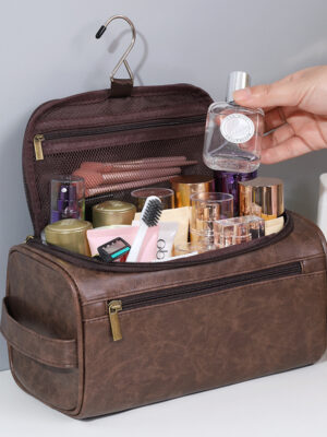 Waterproof Shower Toiletry Caddy Bag with Drainage Mesh Quick-Dry Portable