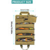 Heavy Duty Electrician Tool Backpack with 50 Pockets and Padded Laptop Sleeve