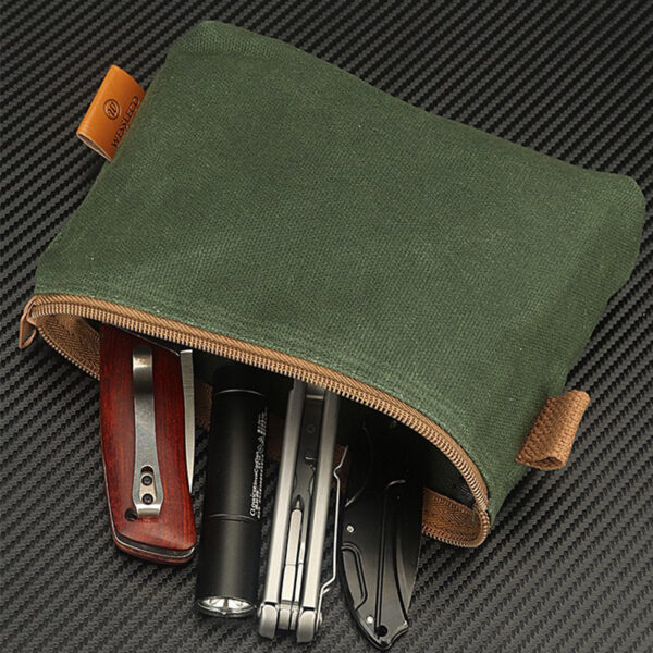 tool-3-1 Rolling Tool Bag with Telescopic Handle and Removable Organizer Insert