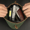 tool-3-3 Rolling Tool Bag with Telescopic Handle and Removable Organizer Insert