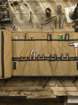 Compact Electrician Pouch Tool Belt Set with Suspenders Heavy Duty