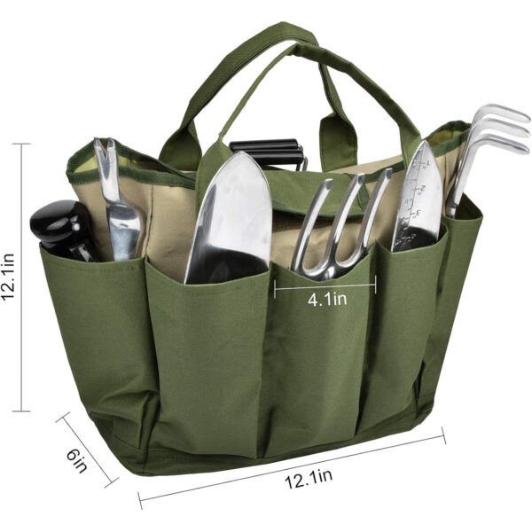 tool-7-1 Foldable Tool Bag with Hard Bottom Base and Padded Shoulder Strap 20 Inch