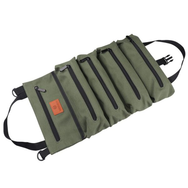 tool-9-2 Multi-Purpose Technician Tool Bag with Detachable Parts Tray and LED Light