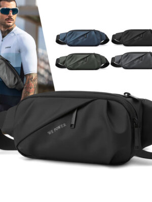 Waterproof Running Waist Pack with Headphone Jack Sports Fanny Pack