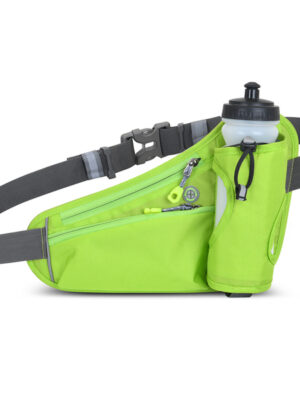 LED Light-Up Running Waist Pack USB Rechargeable Night Safety Fanny Bag