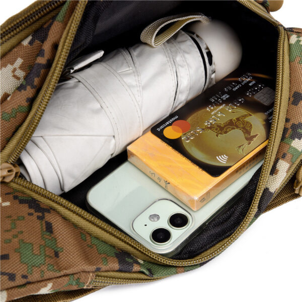 Large Capacity Travel Waist Bag RFID Blocking Hidden Money Belt Pouch
