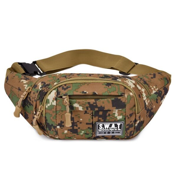Large Capacity Travel Waist Bag RFID Blocking Hidden Money Belt Pouch