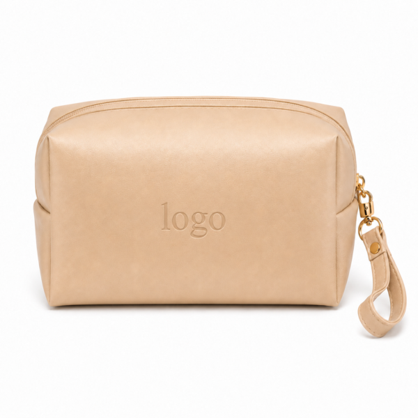 Custom Travel Cosmetic Bag with Wrist Strap – OEM/ODM Makeup Pouch