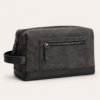 Custom Waxed Canvas Men’s Dopp Kit with Side Handle – OEM/ODM Toiletry Bag