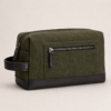 Custom Waxed Canvas Men’s Dopp Kit with Side Handle – OEM/ODM Toiletry Bag